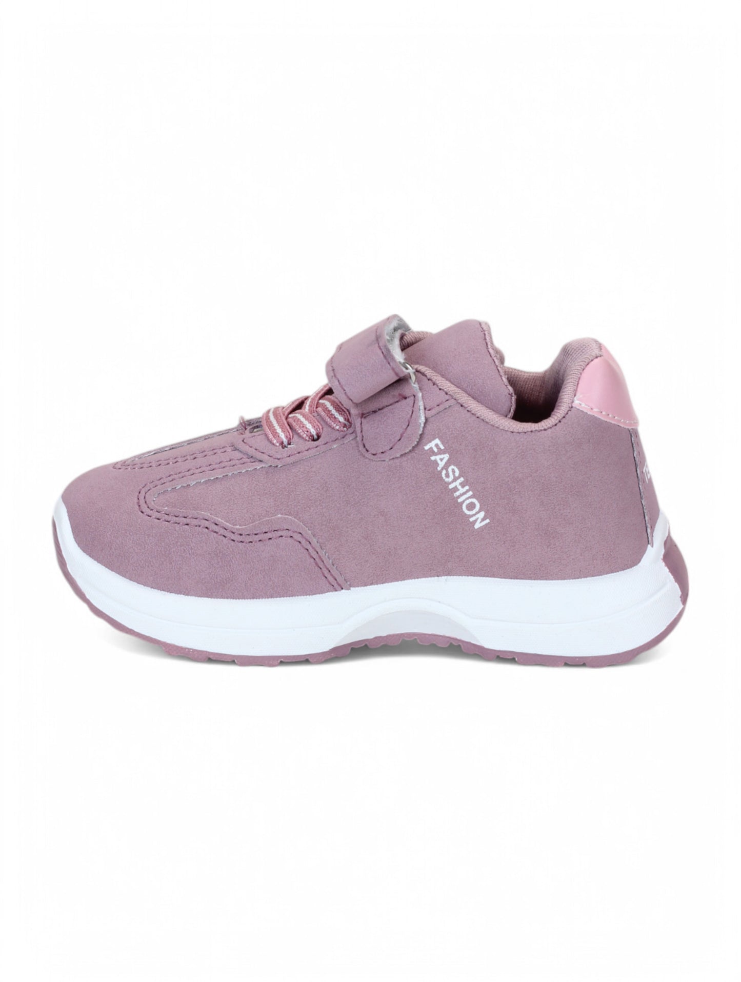 Casual Velcro Shoes - Mauve