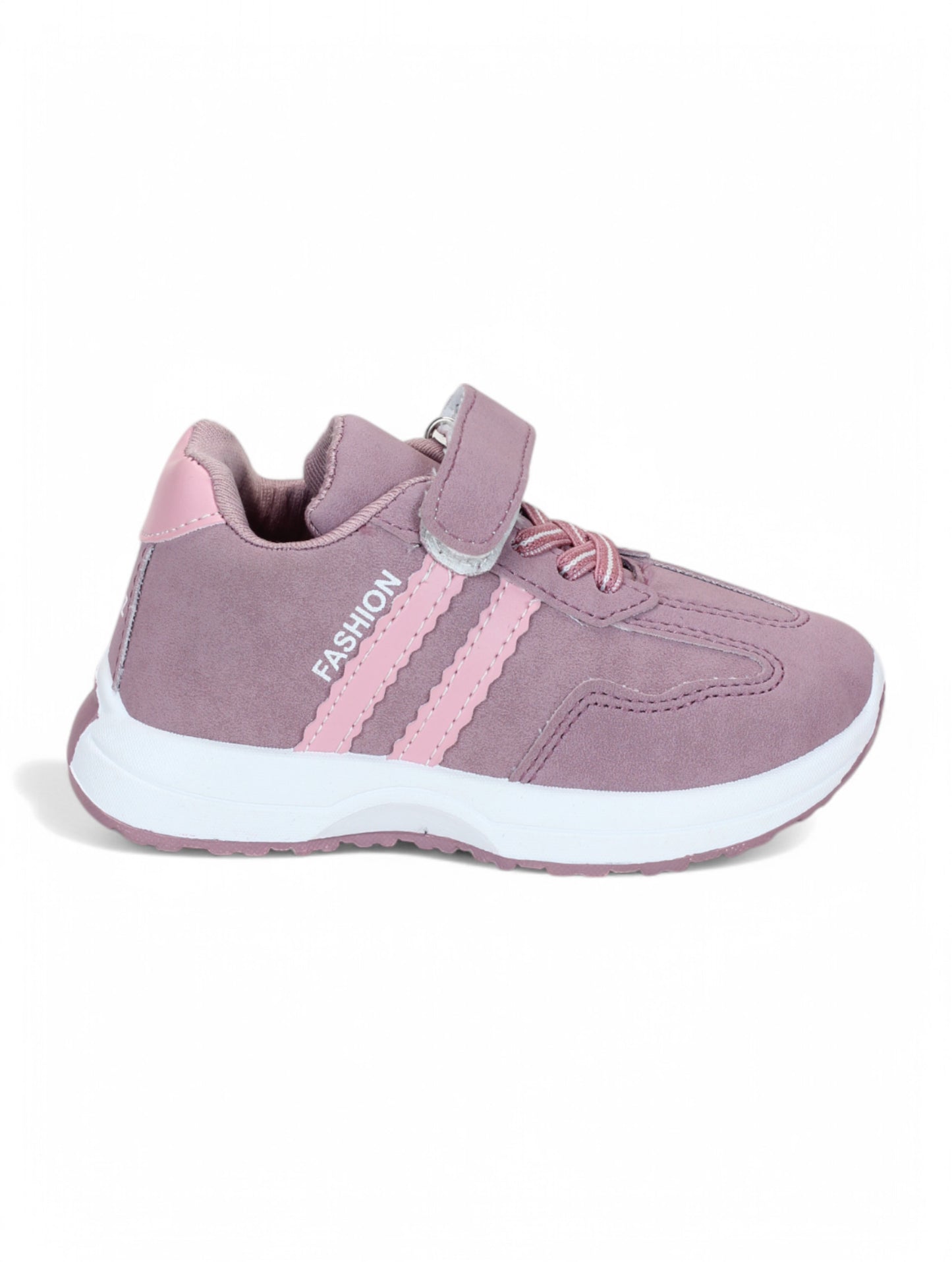 Casual Velcro Shoes - Mauve