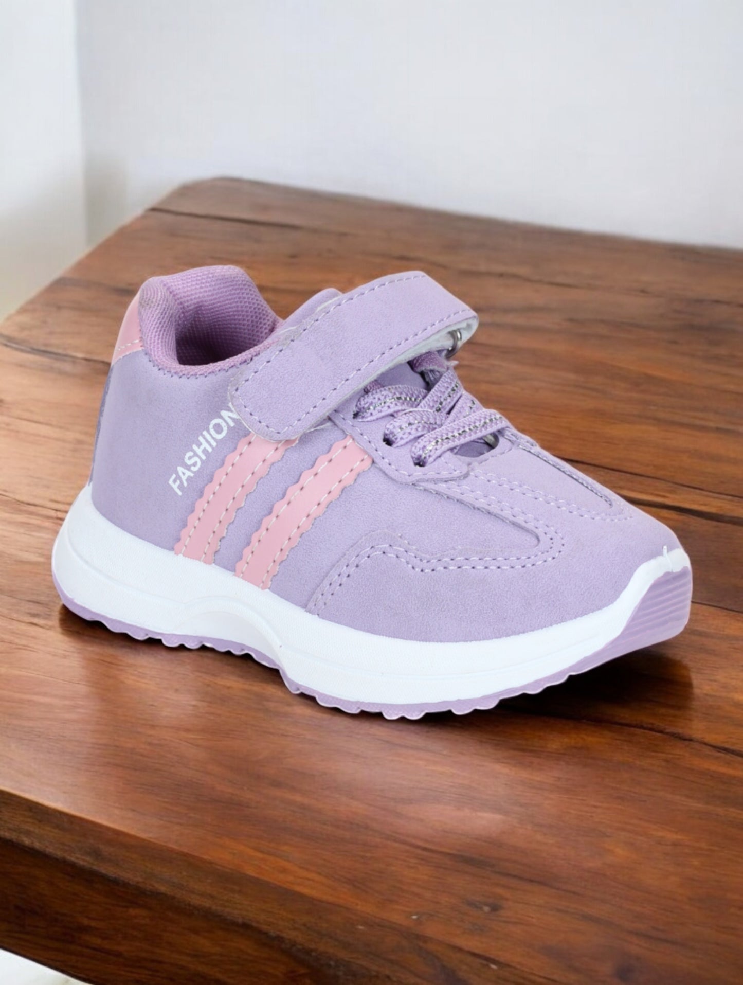Casual Velcro Shoes - Purple