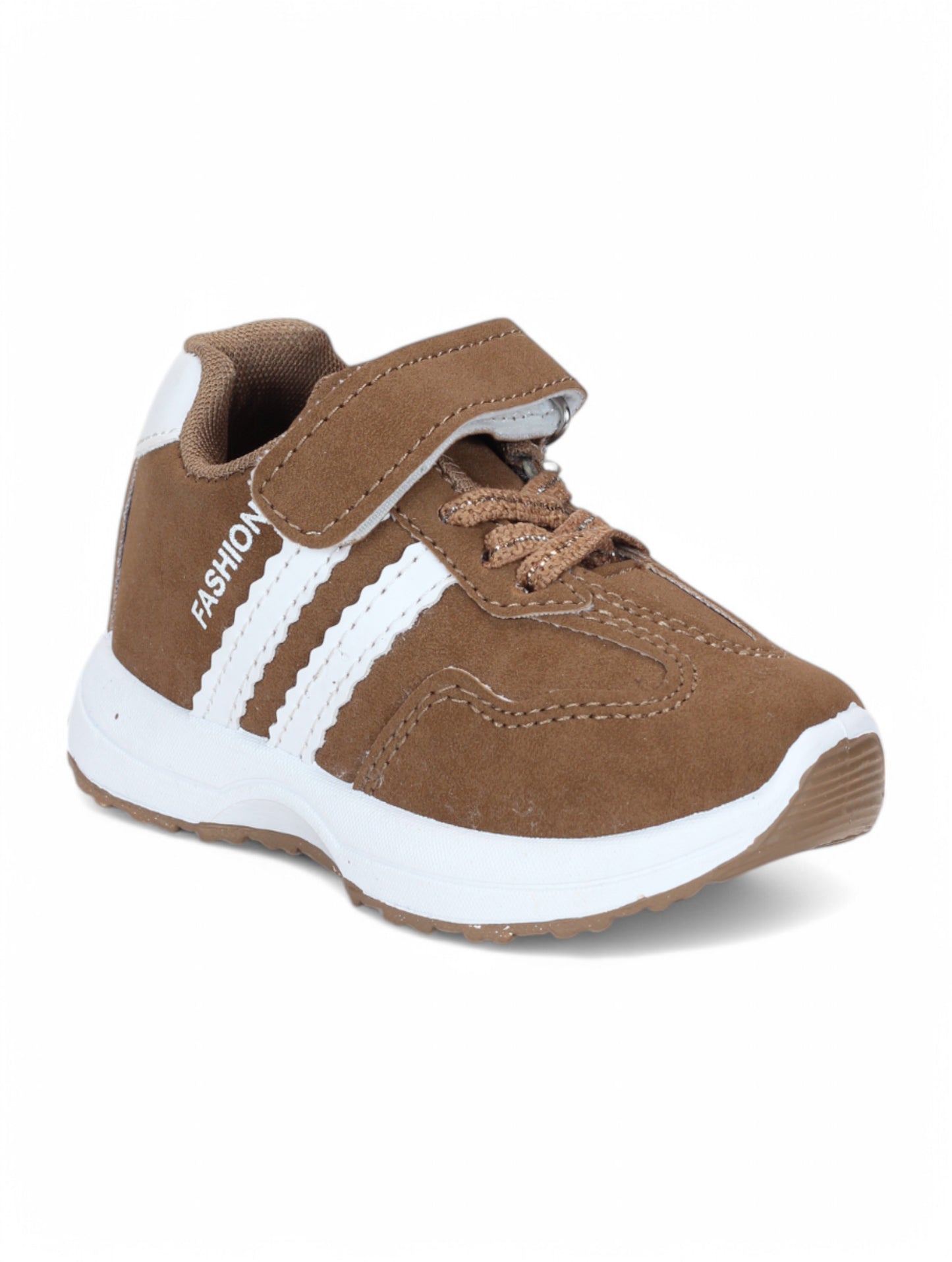 Casual Velcro Shoes - Brown