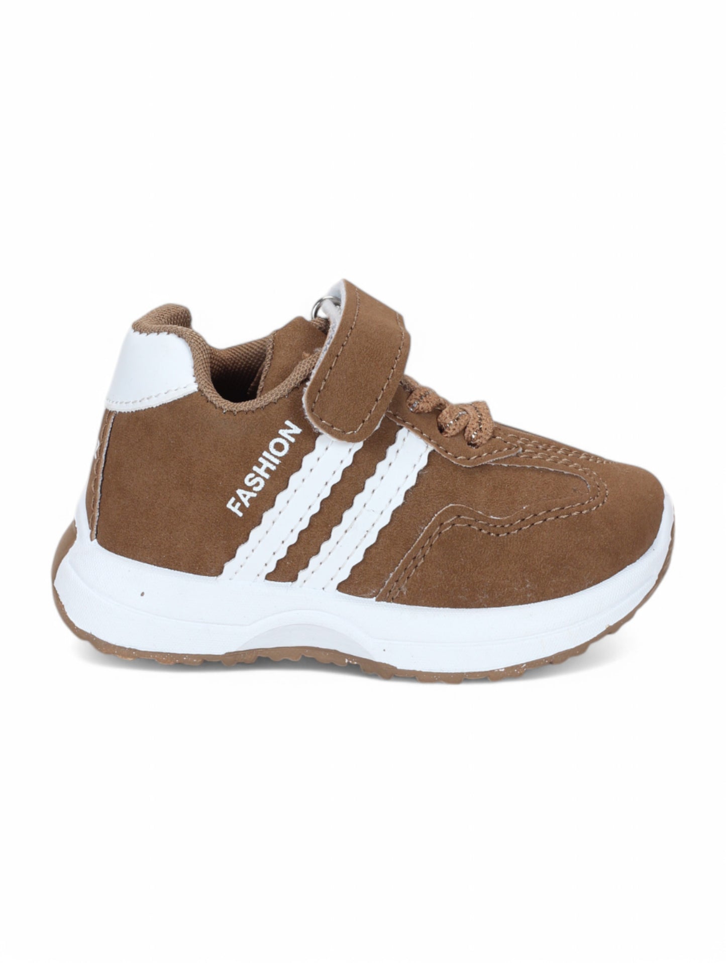 Casual Velcro Shoes - Brown