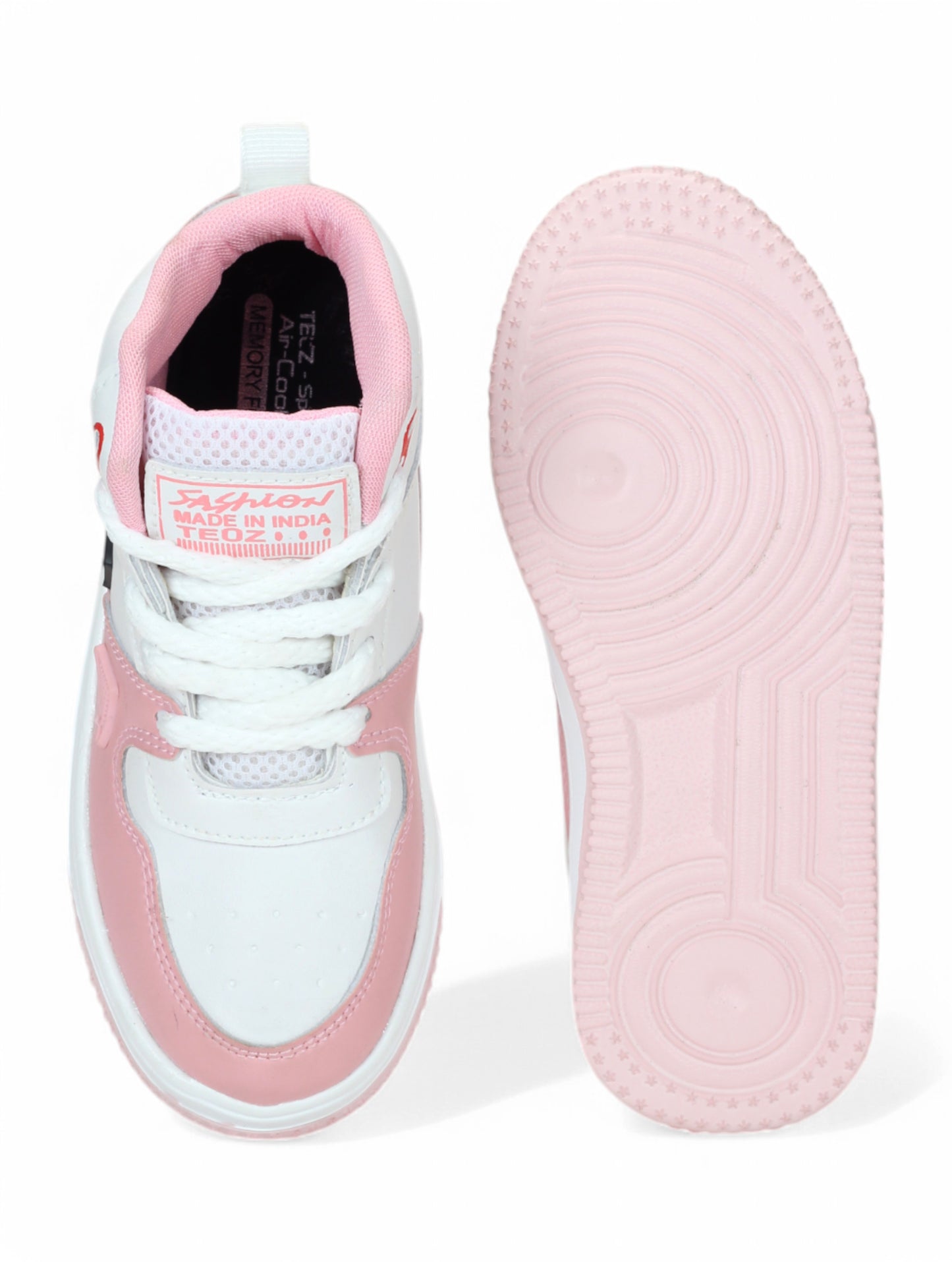 Casual Shoes With Laces - Pink