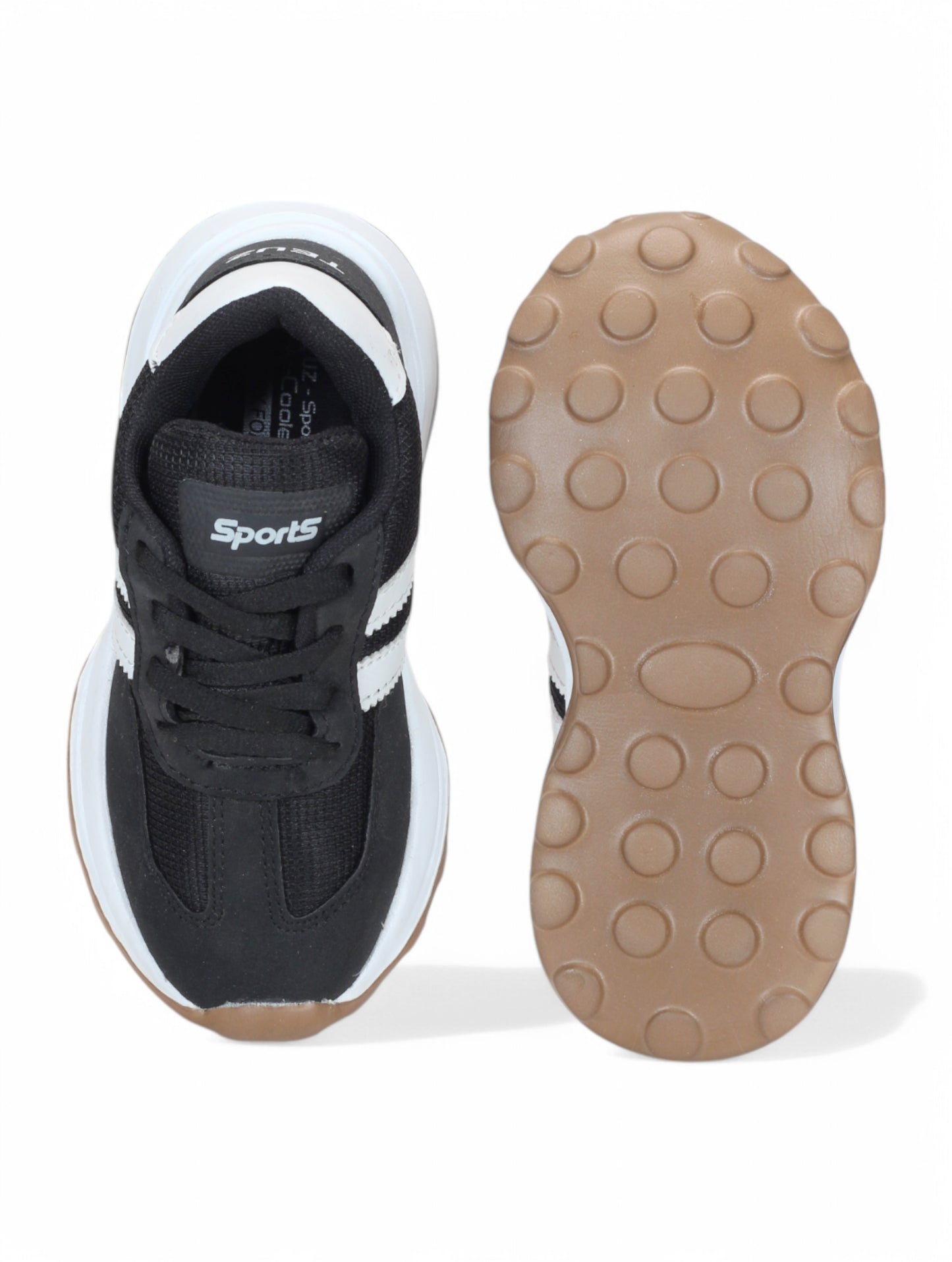 Casual Shoes With Laces - Black