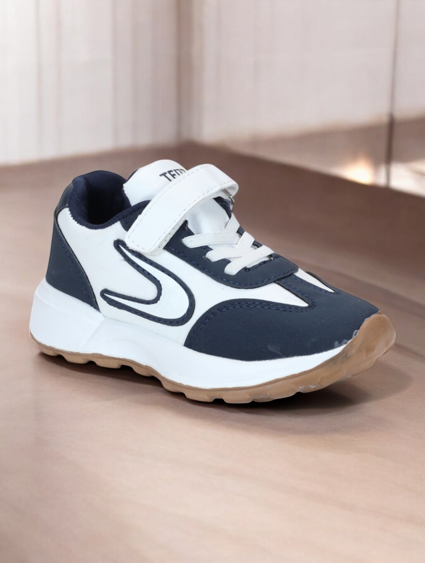 Casual Shoes With Laces - Navy Blue