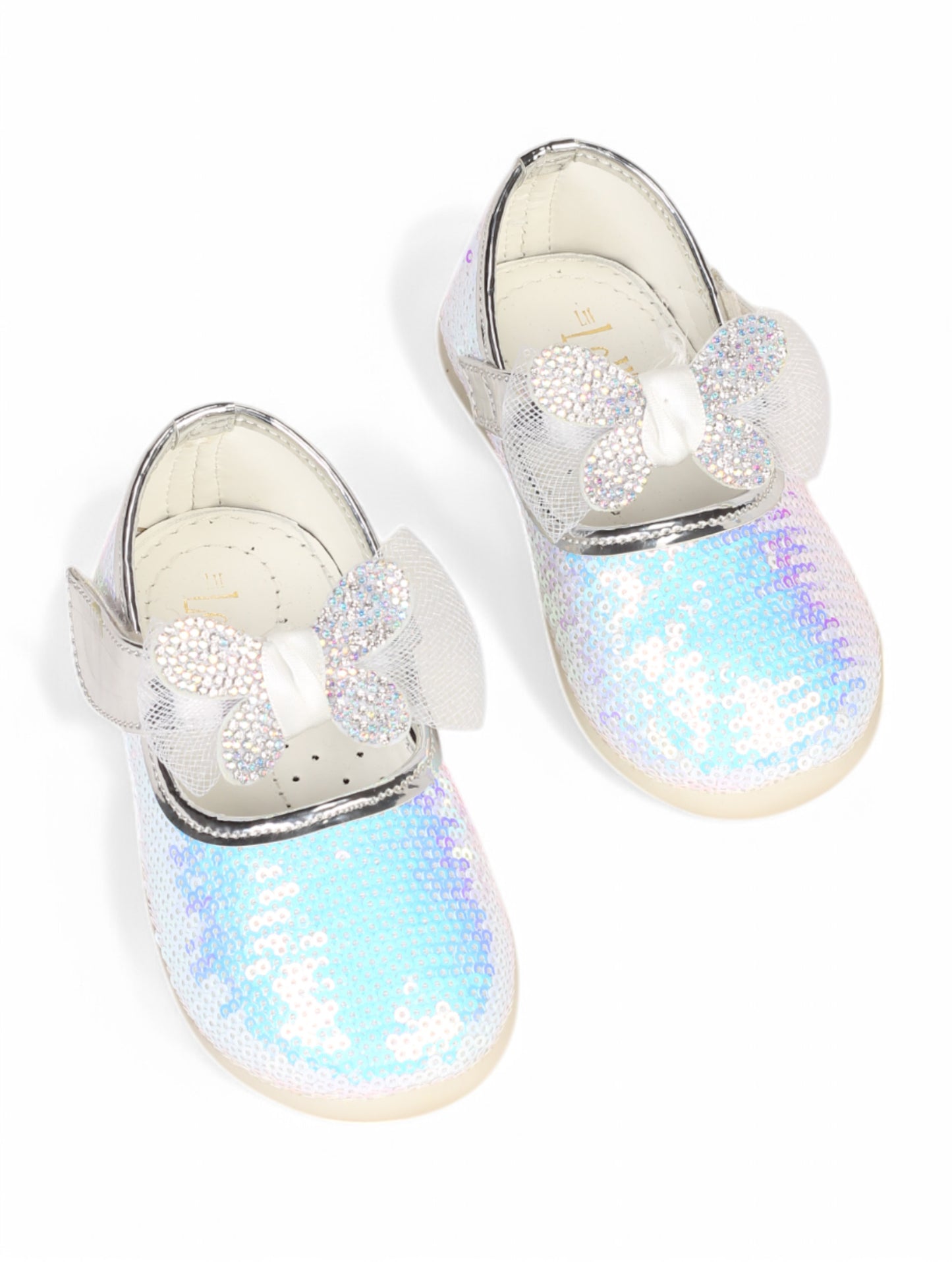 Mary Jane's Belle with Applique Detail - White