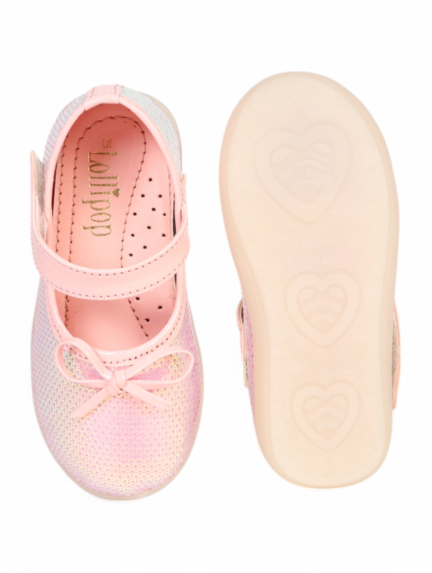 Mary Jane's Belle with Applique Detail - Pink
