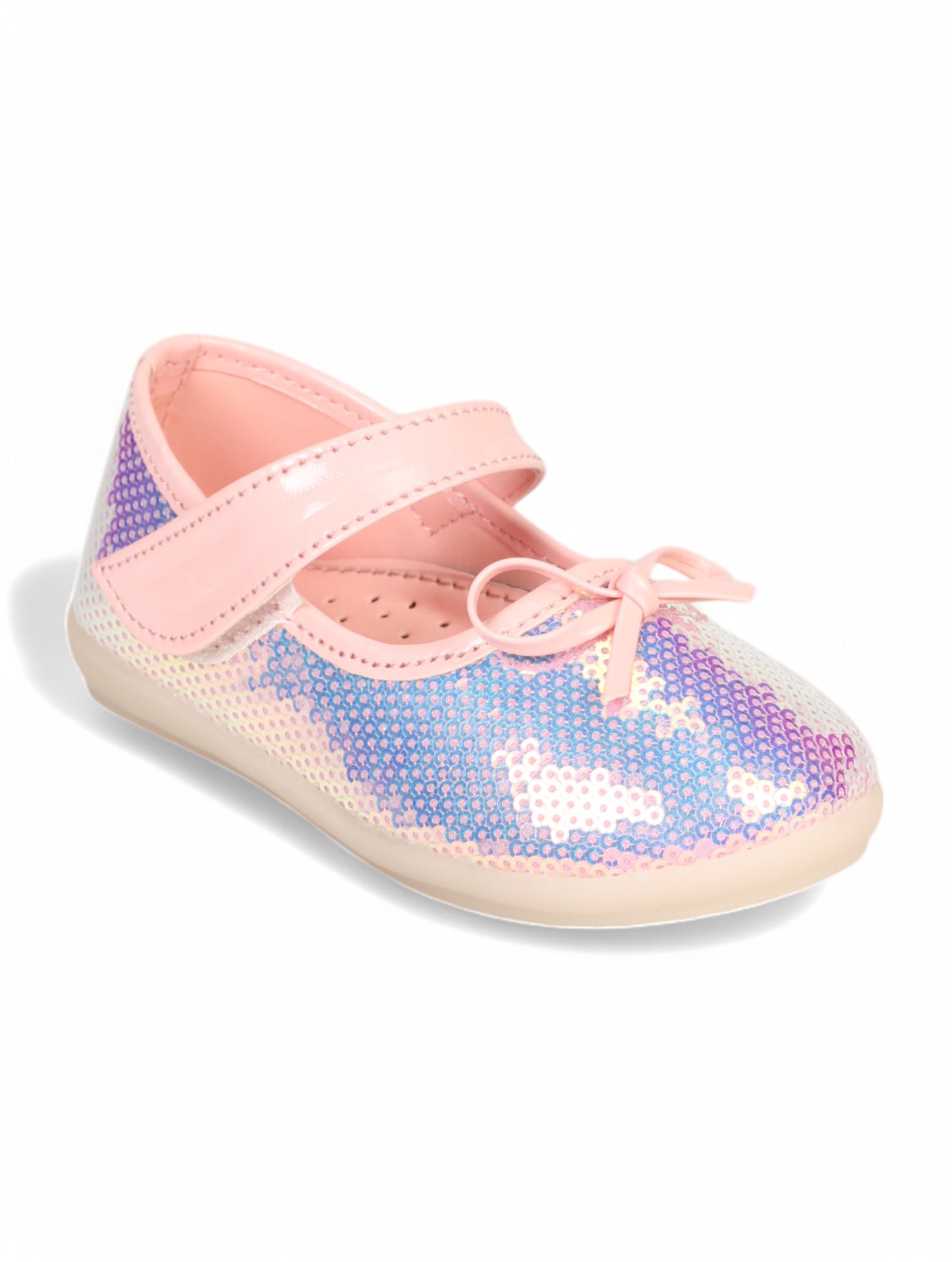 Mary Jane's Belle with Applique Detail - Pink