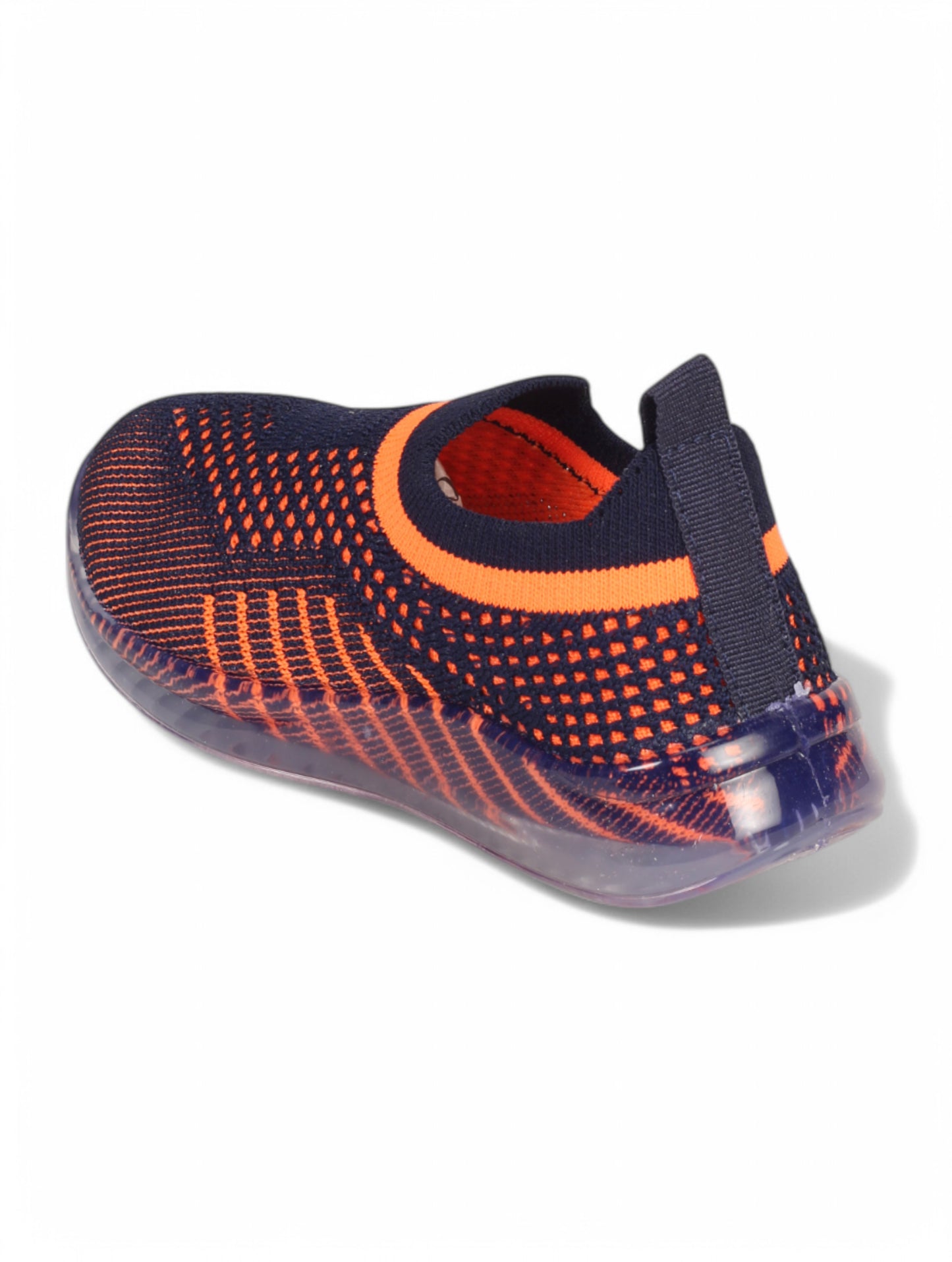 Casual Slip On Shoes With Light - Navy Blue