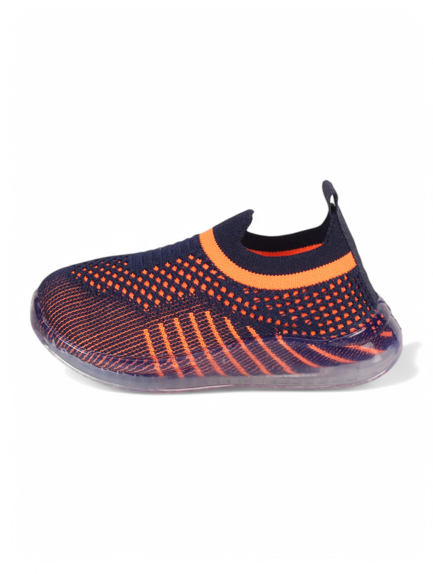 Casual Slip On Shoes With Light - Navy Blue