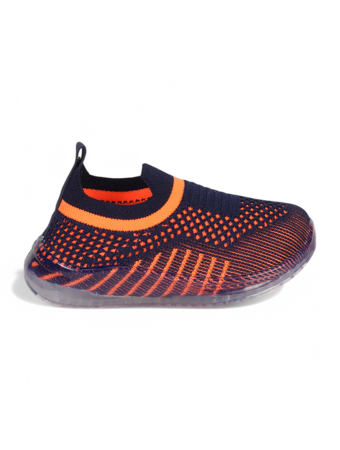 Casual Slip On Shoes With Light - Navy Blue