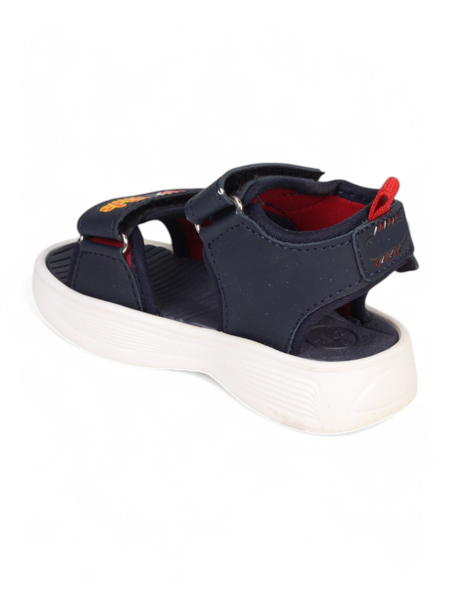 Sandals With Velcro Closing - Navy Blue