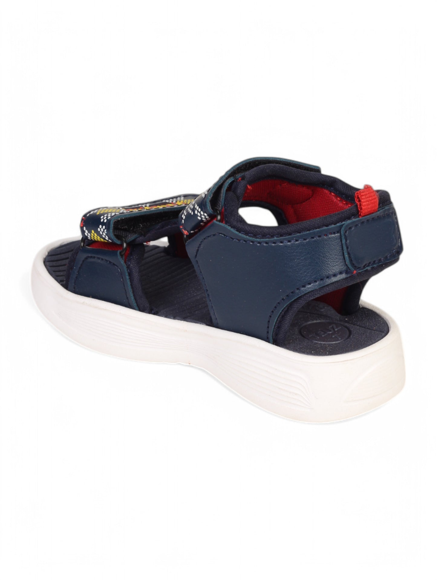Sandals With Velcro Closing - Navy Blue