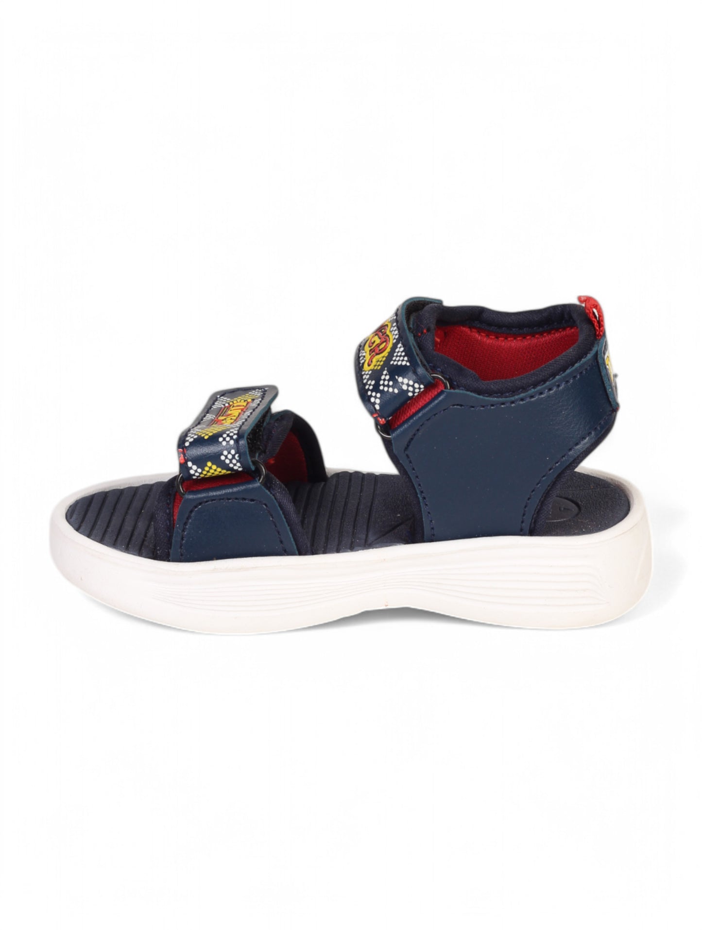 Sandals With Velcro Closing - Navy Blue