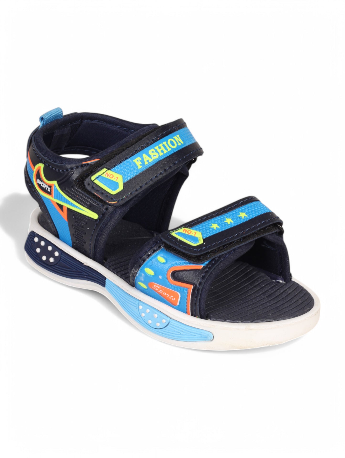 Sandals With Velcro Closing - Blue