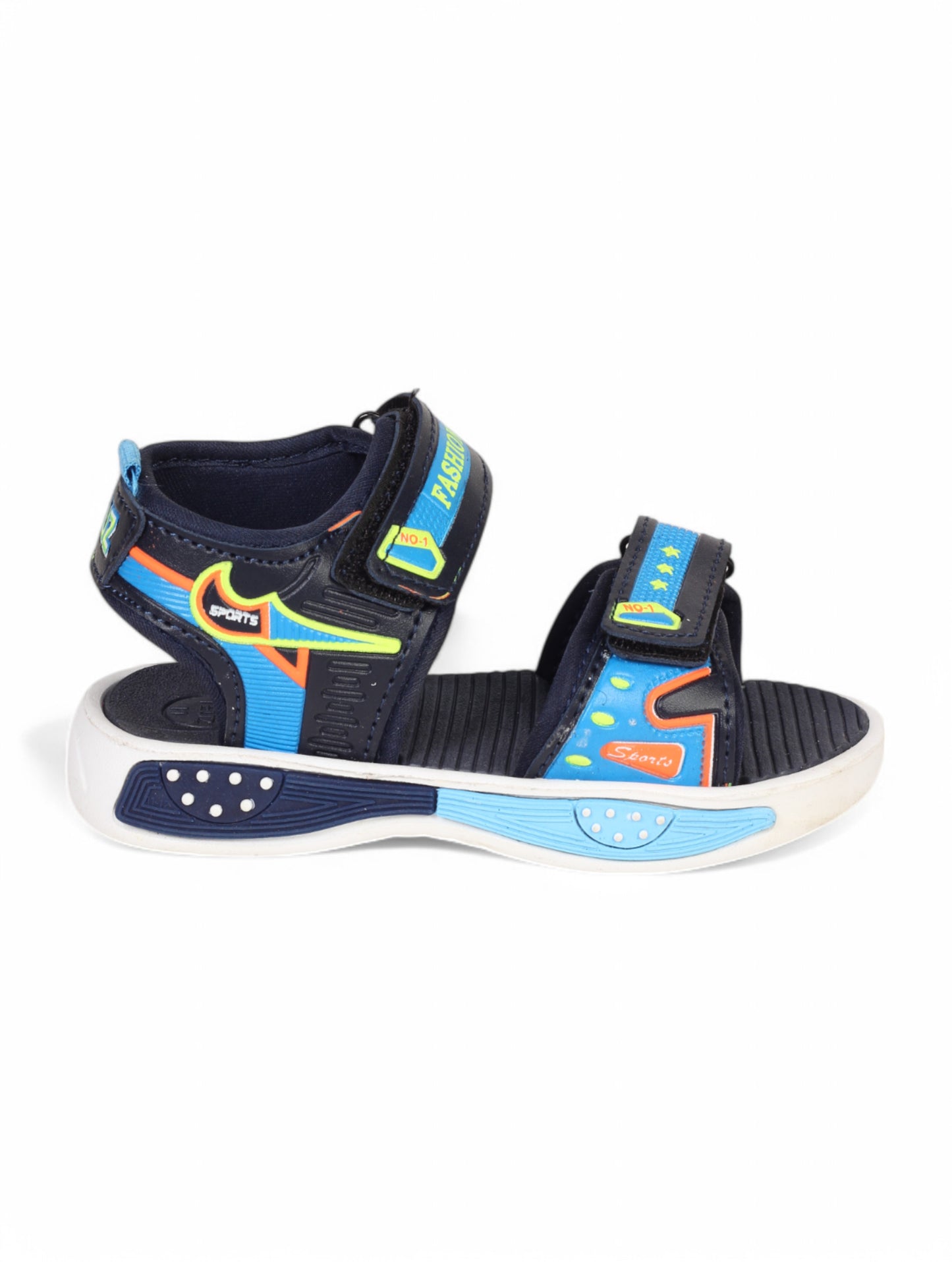 Sandals With Velcro Closing - Blue