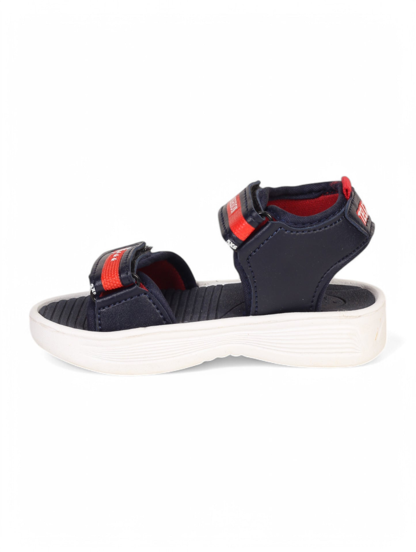 Sandals With Velcro Closing - Navy Blue