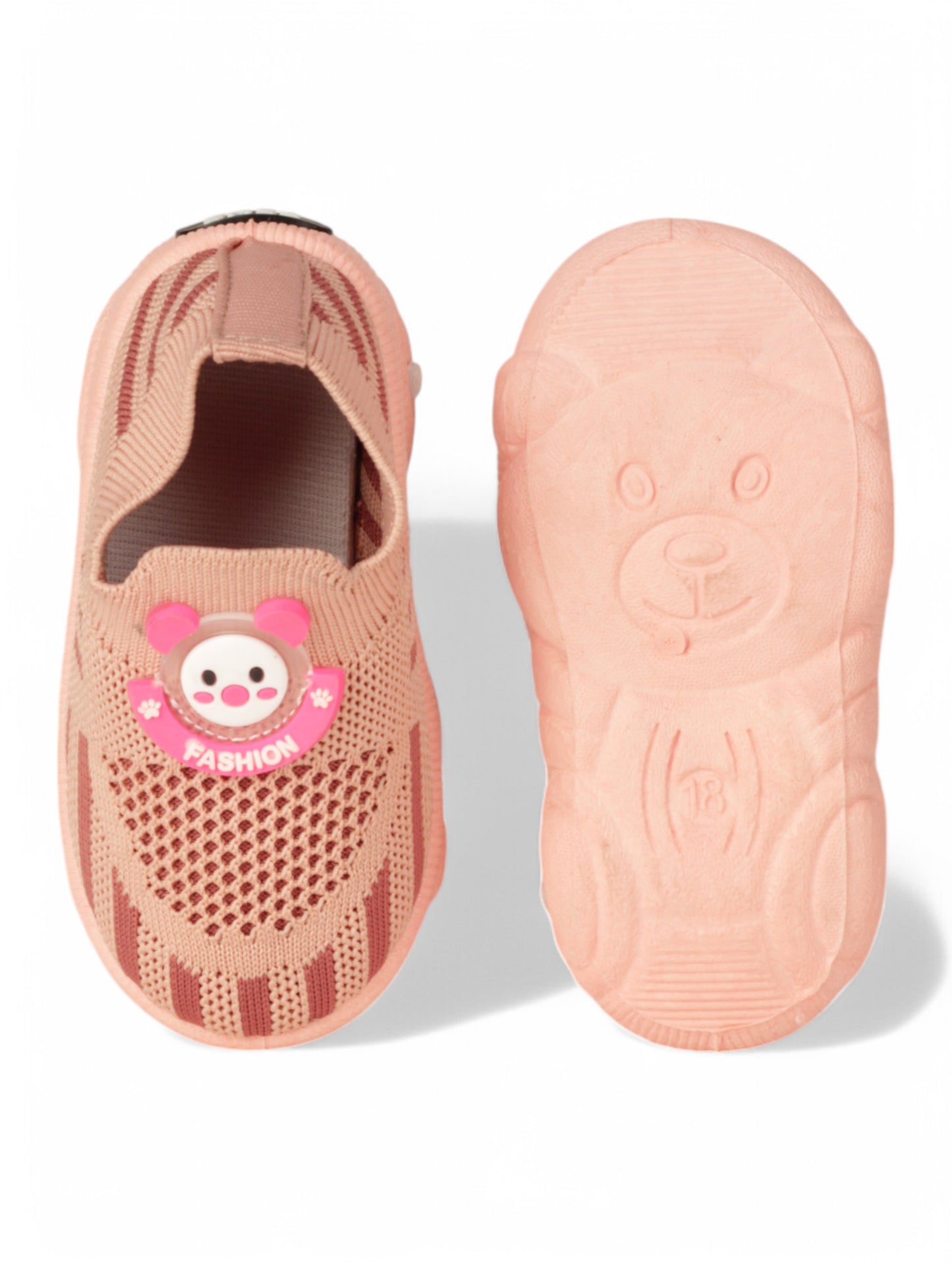 Slip On Musical Chu Chu Shoes - Peach