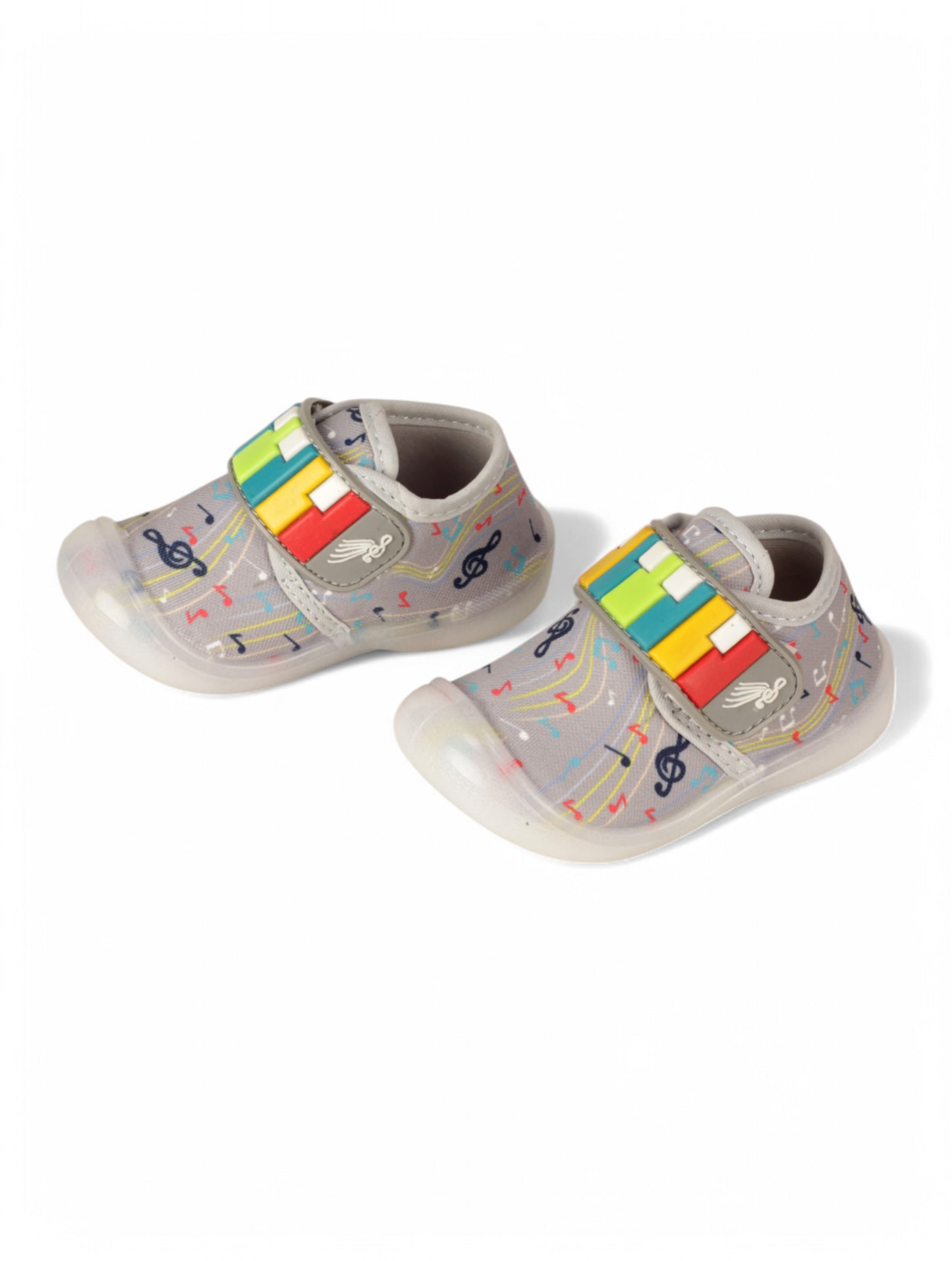 Velcro LED Shoes - Grey