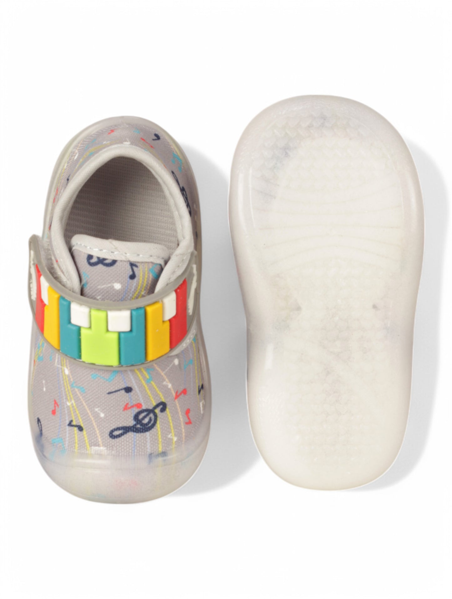 Velcro LED Shoes - Grey