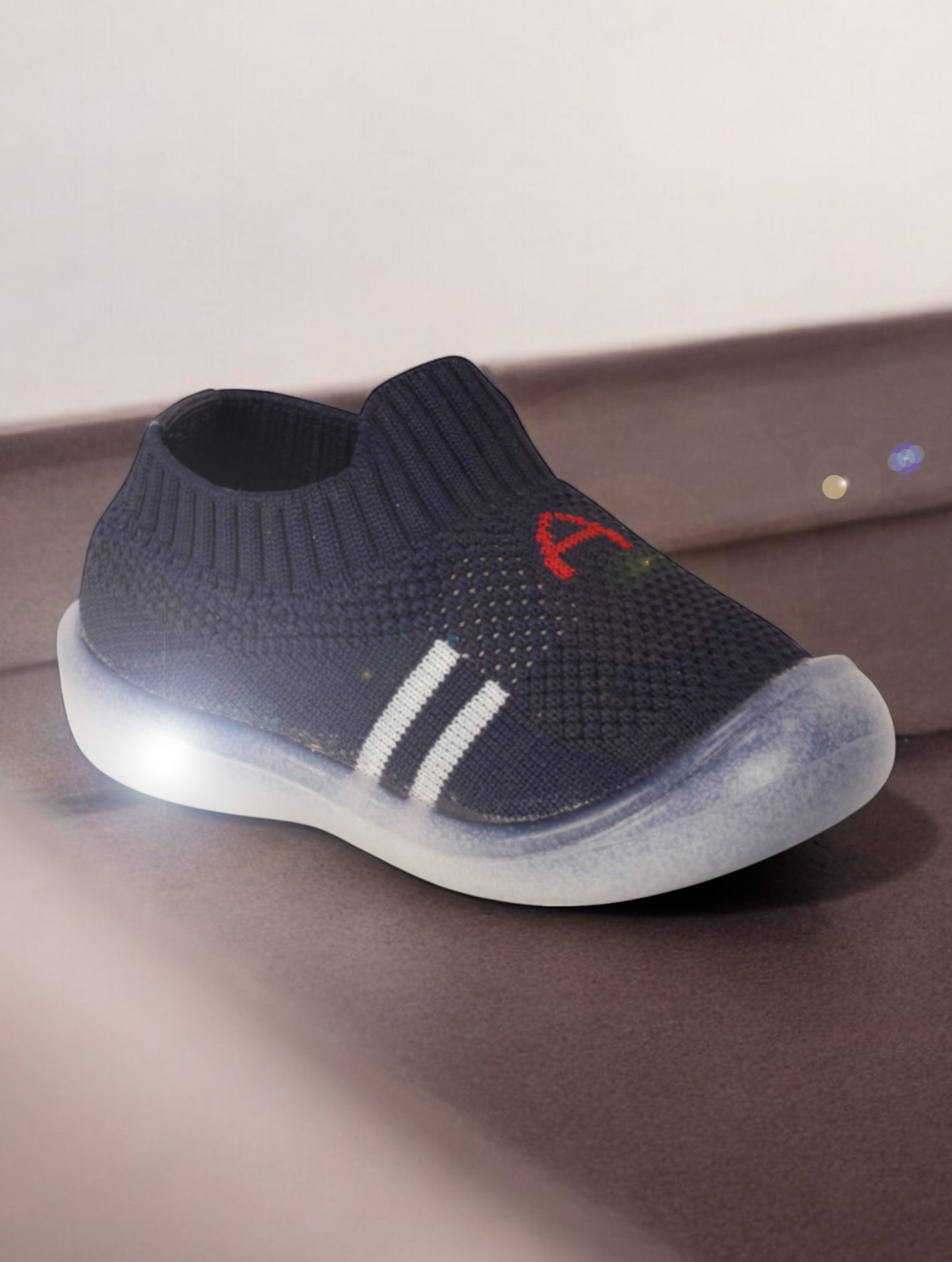 Slip On Led Shoes - Navy Blue