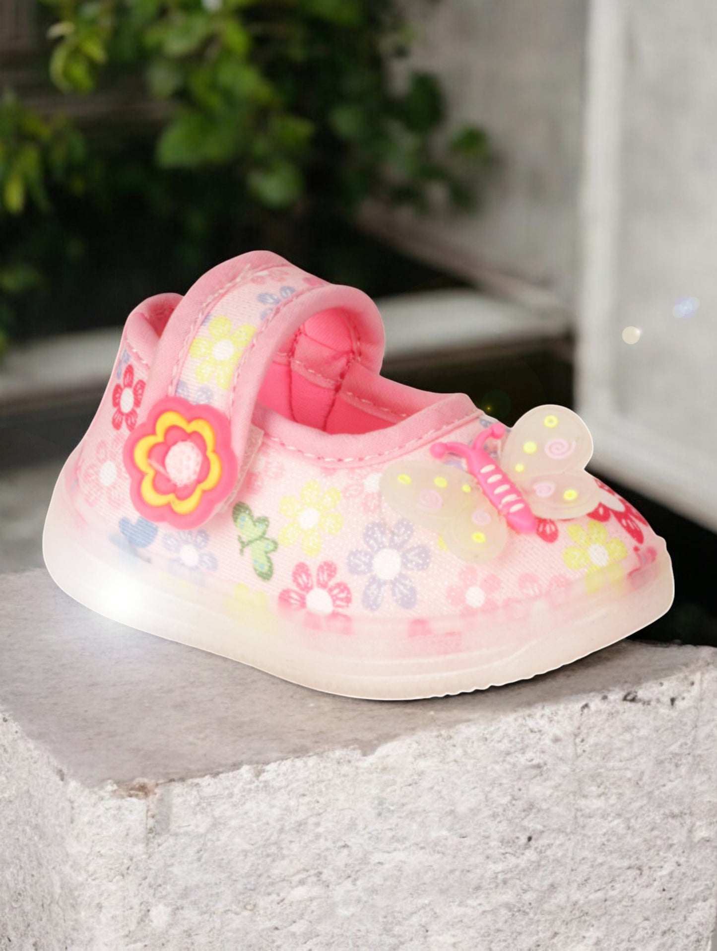 Led Bellies With Velcro Closure - Pink