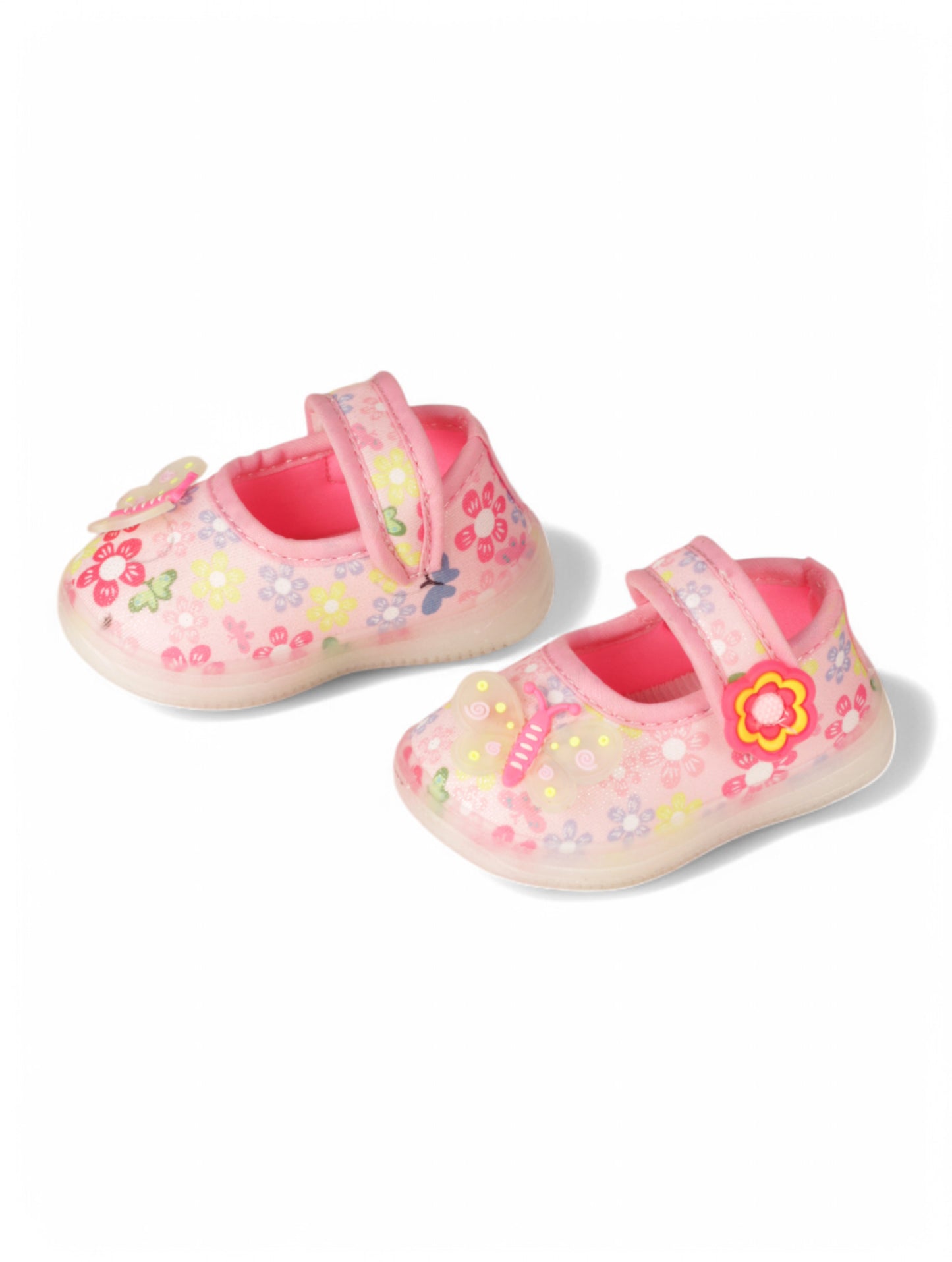 Led Bellies With Velcro Closure - Pink