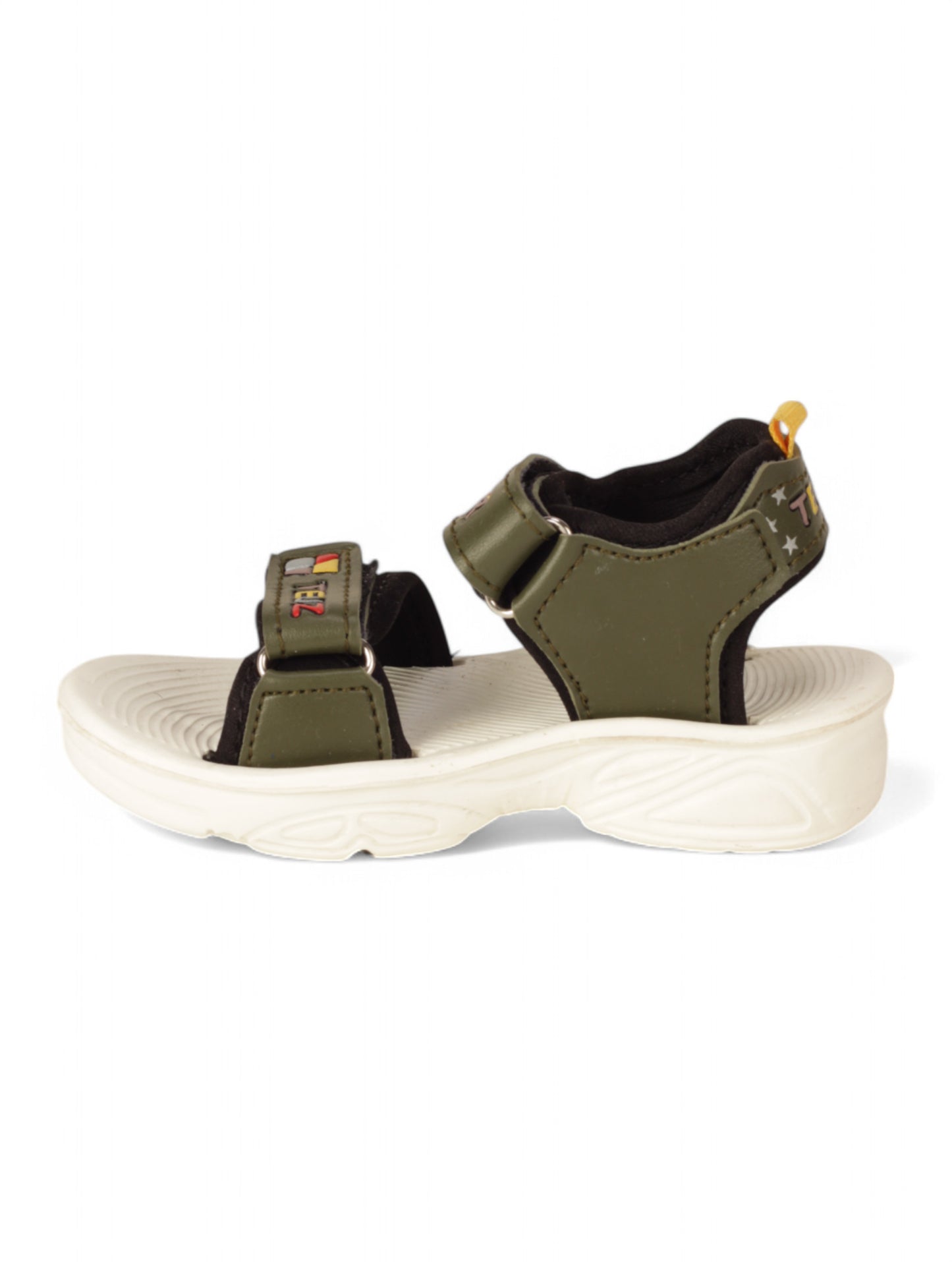 Sandals With Velcro Closing - Green