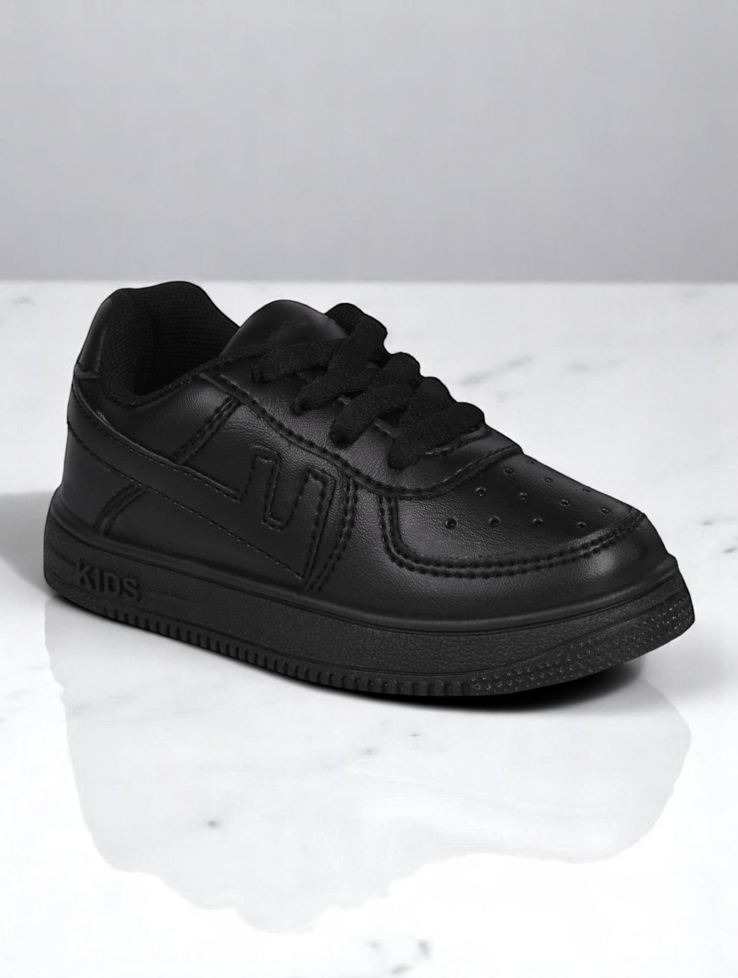 Casual Shoes With Laces - Black