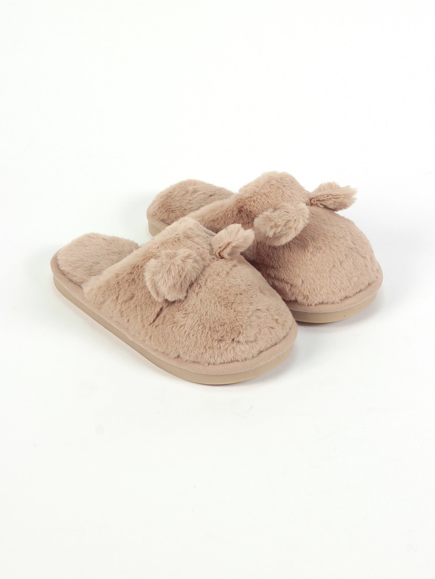 Beige Kids Slippers