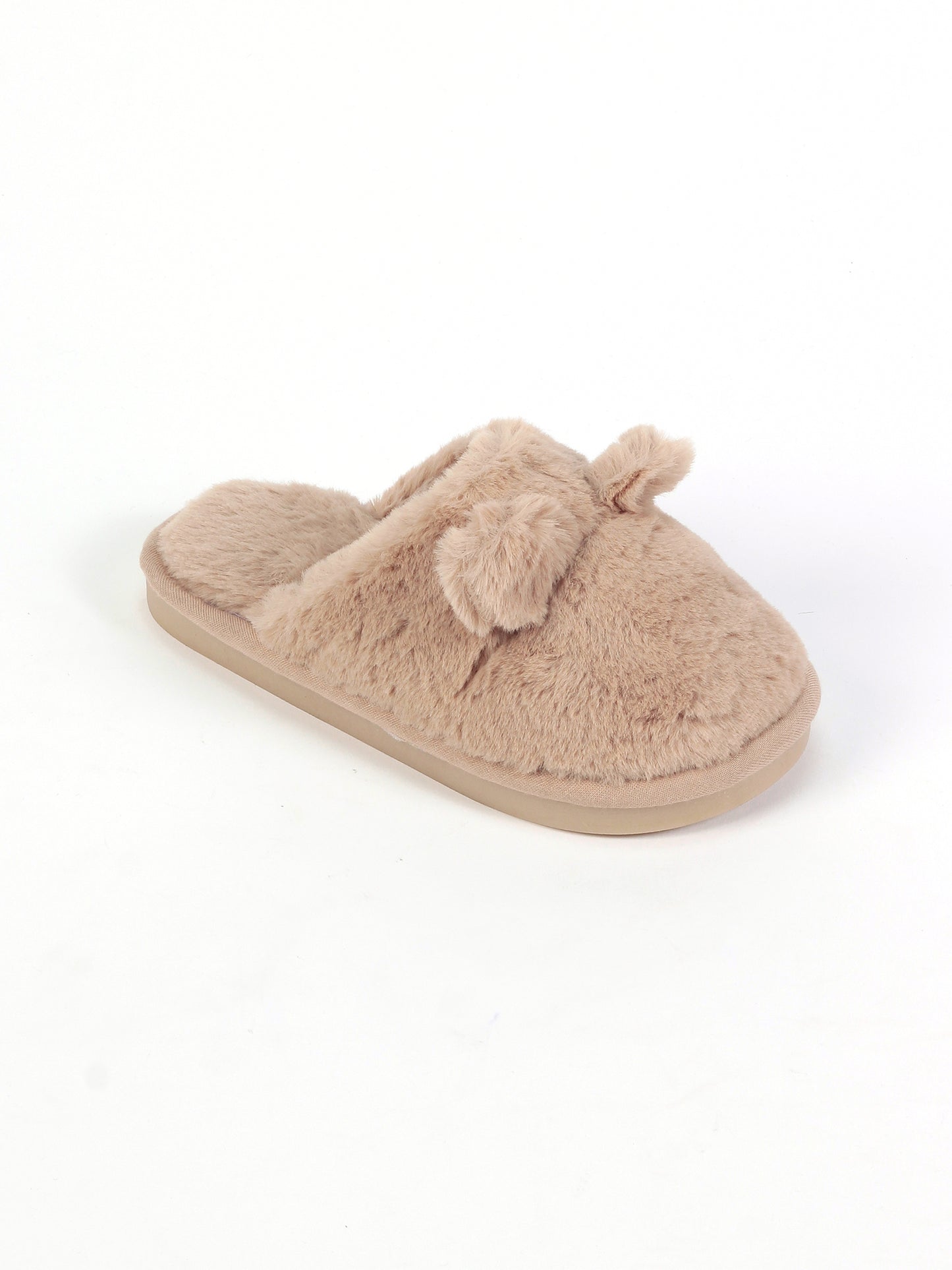 Beige Kids Slippers