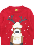 Red Round Neck Christmas Sweater