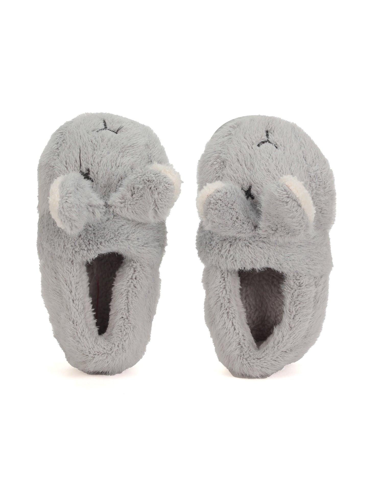 Rabbit Warm Furr Clogs - Grey