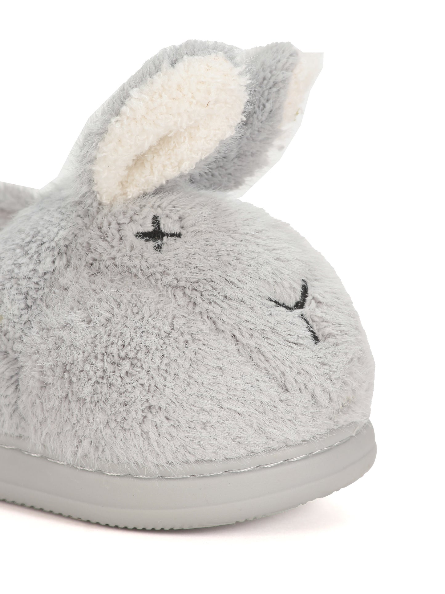 Rabbit Warm Furr Clogs - Grey