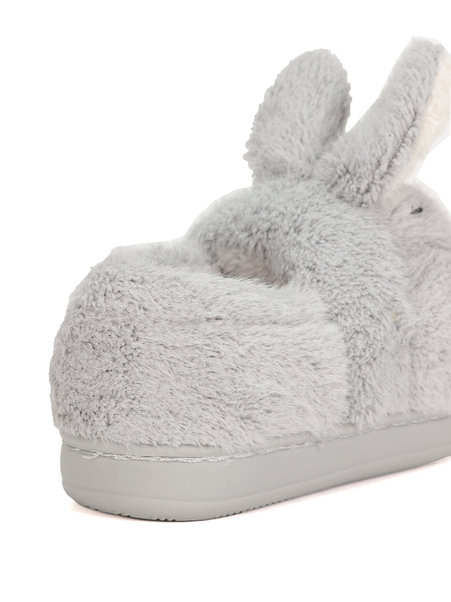Rabbit Warm Furr Clogs - Grey