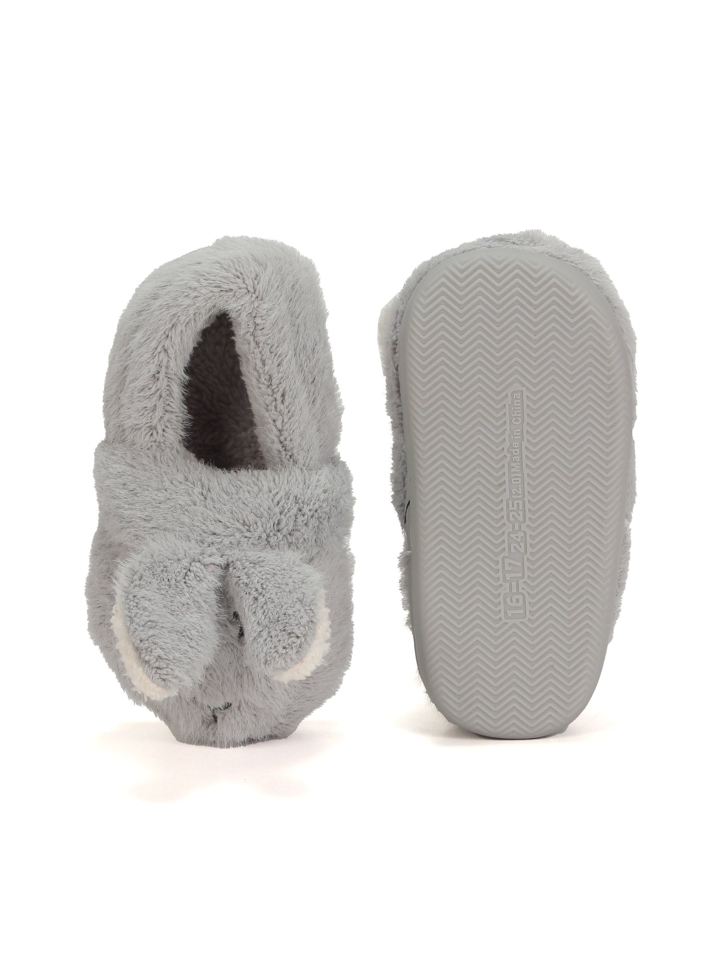 Rabbit Warm Furr Clogs - Grey