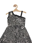 Shiny Party Gown - Black