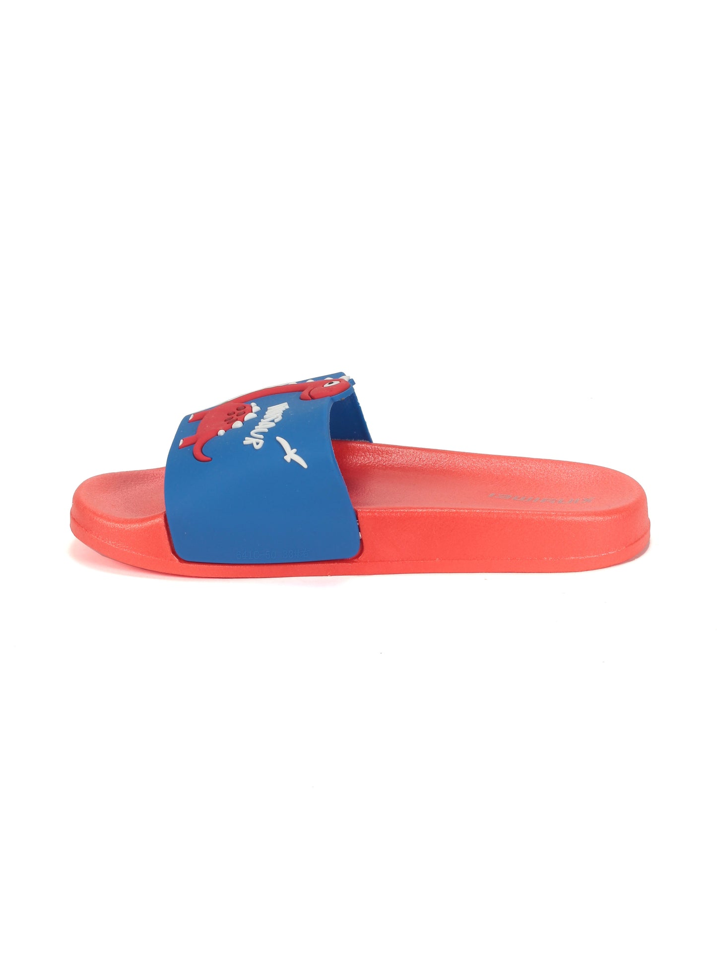 Dinosaur Print Slippers - Red