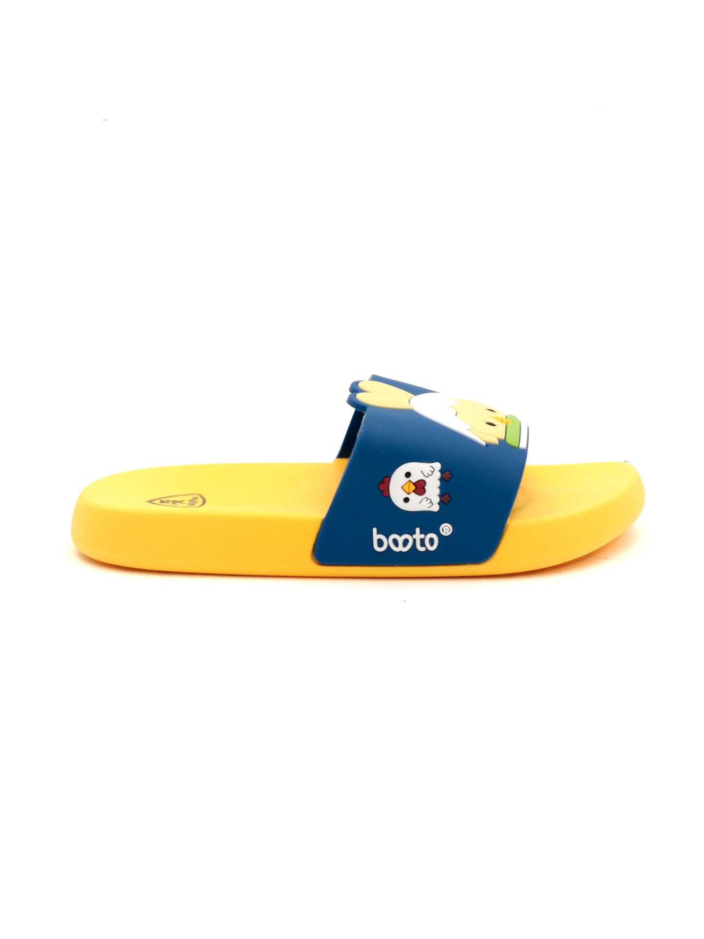 Cute Applique Slippers - Yellow