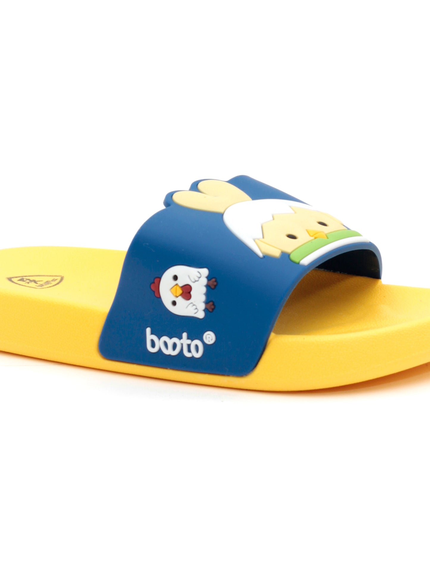 Cute Applique Slippers - Yellow