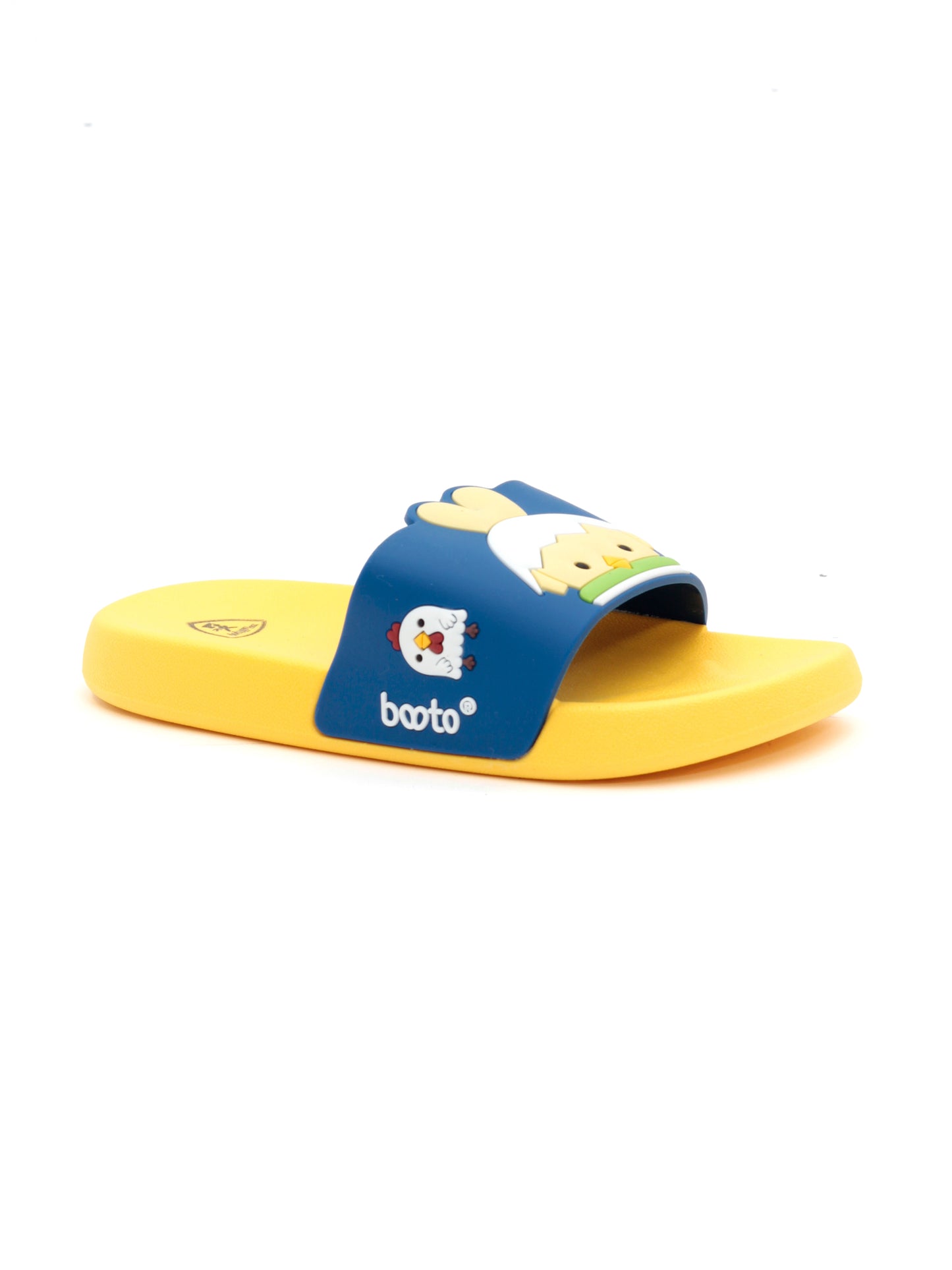 Cute Applique Slippers - Yellow