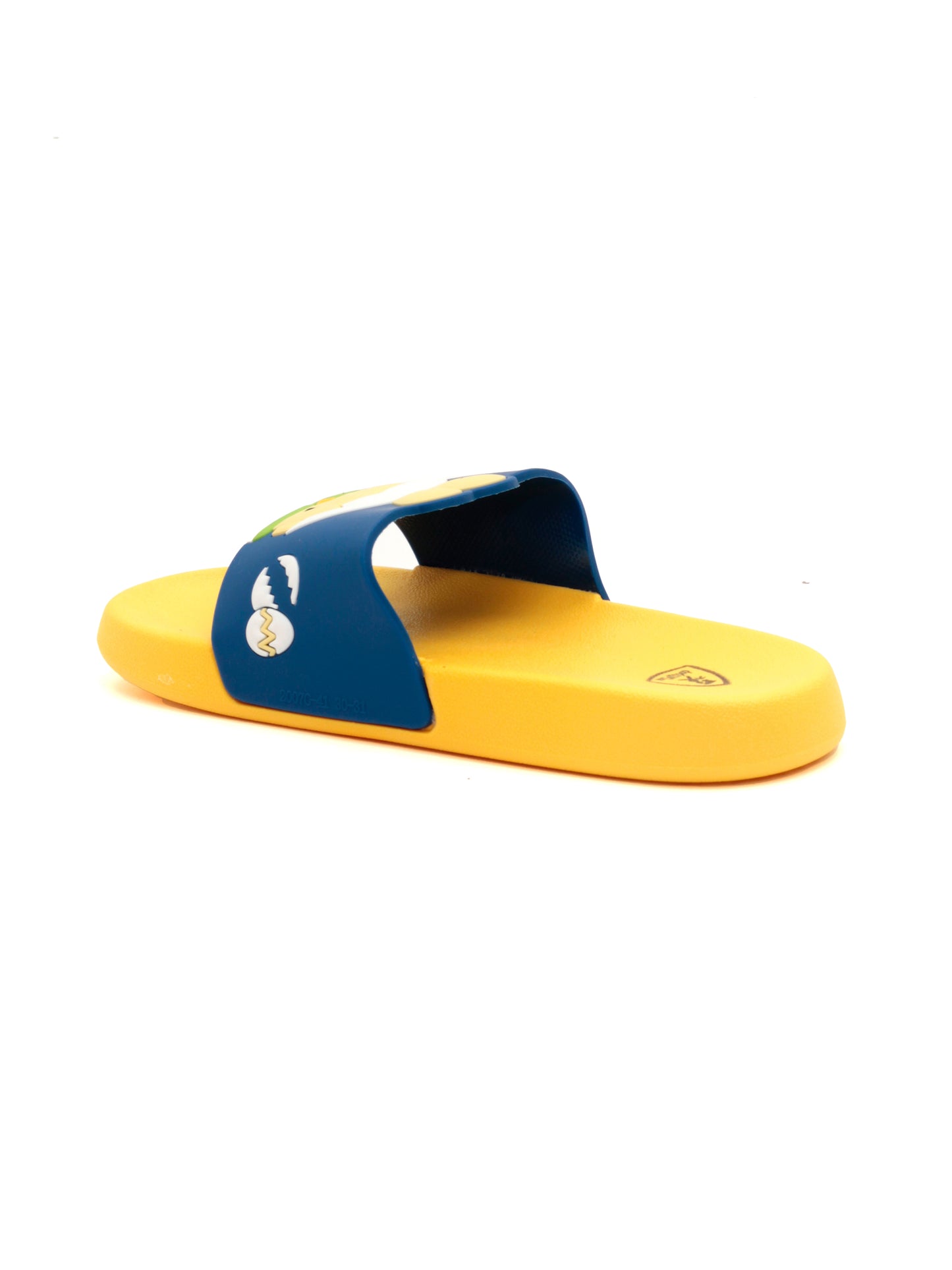 Cute Applique Slippers - Yellow