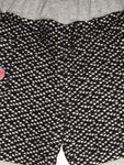 Black Sleeveless Frill Top With Legging Set