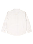 White Polka Dot Full Sleeve Shirt