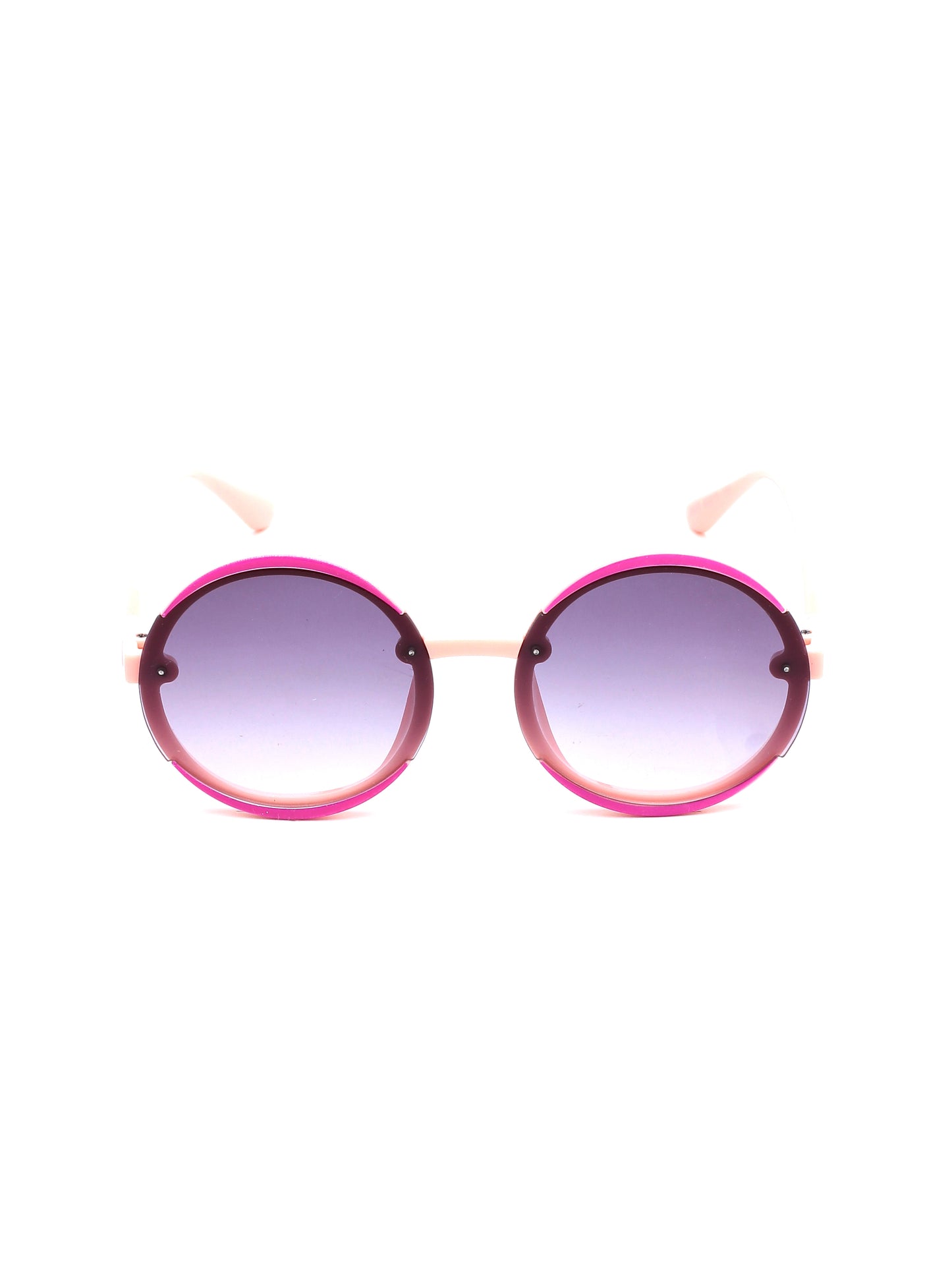 Round Dual Color Sunglasses