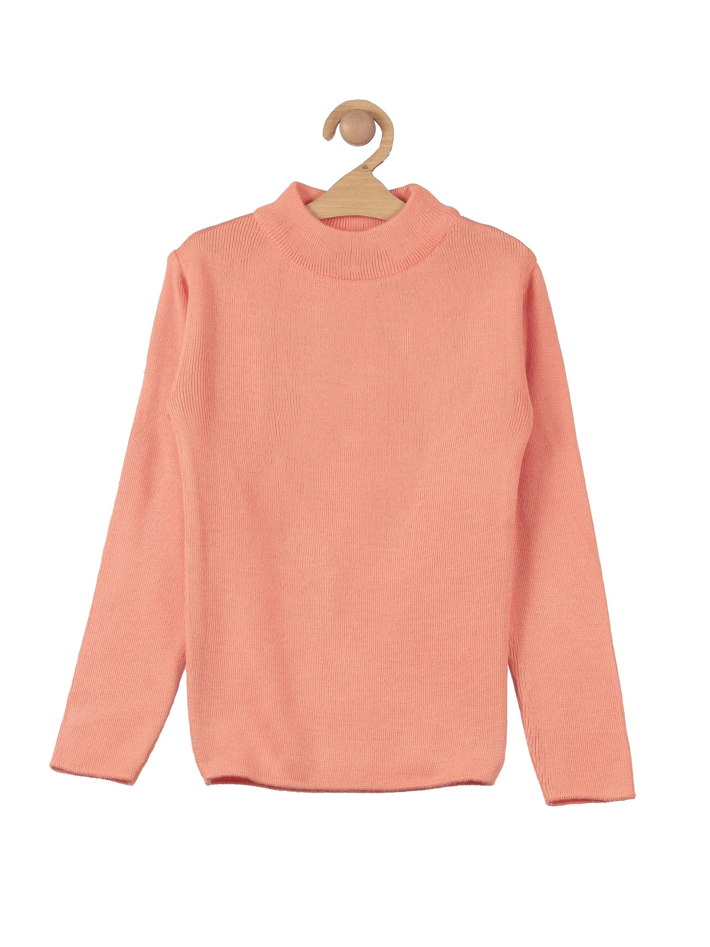Round Neck Skivvy - Peach