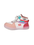 Velcro Casual Shoes With Light - Pink