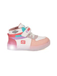 Velcro Casual Shoes With Light - Pink