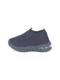 Sports Slip On Shoes With Led Light - Navy Blue