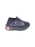 Sports Slip On Shoes With Led Light - Navy Blue