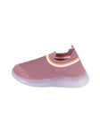 Sports Slip On Shoes With Led Light - Rust